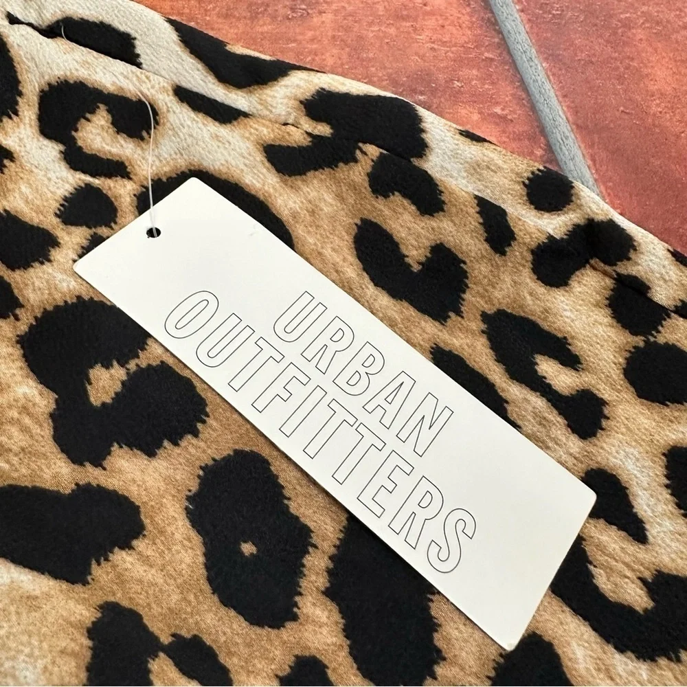 NWT Urban Outfitters Leopard Print Flutter Short